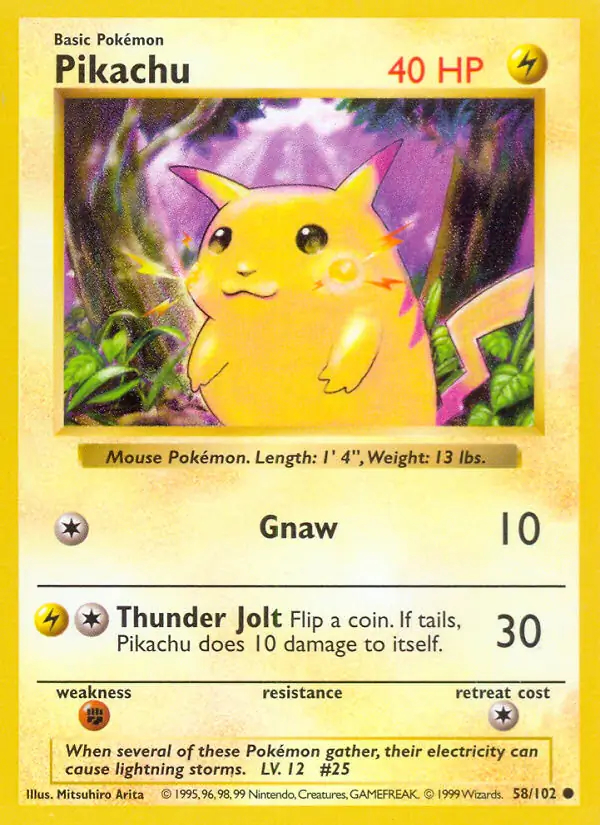 PokeDATA - Check current Pokemon card values for Pikachu Yellow